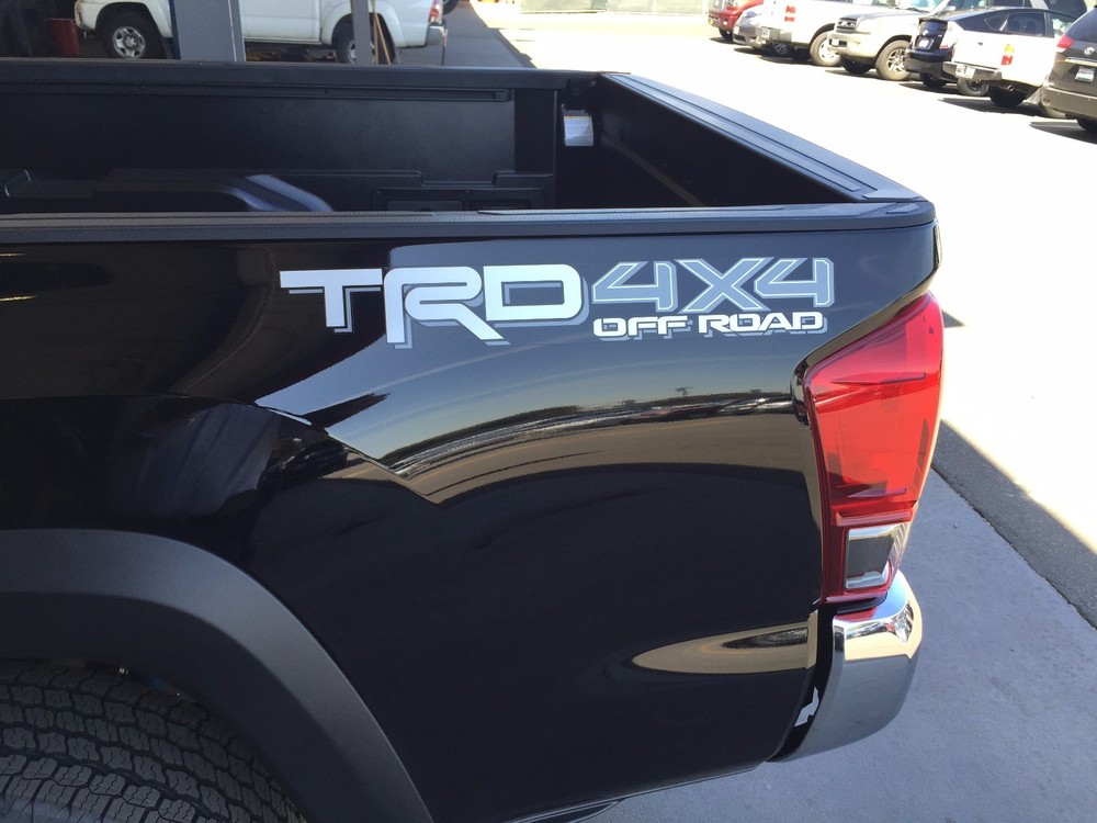 Tacoma TRD 4X4 Off-Road bedside decal Silver/Gray 75996-0C080-A3 Genuine OEM