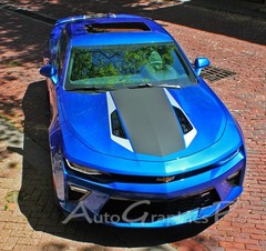 2016-2018 Camaro 50th Anniversary 3M Hood Decal Racing Stripes Vinyl Graphic