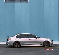 PET Silver Pink Tech Satin Matte Pearl Metal Car SUV Vinyl Wrap Sticker 75FT US