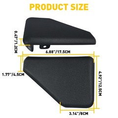 1/2set FL3Z16N455BA Left Right & Side Running Rear Board End Cap For Ford F-150
