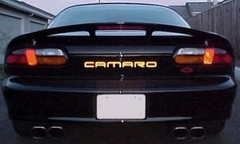 Rear Lettering Inlay Decal Sticker for 93-02 Camaro