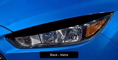 2015 – 2018 Focus [15FF_HLTB_ M] Headlight Top Blackout Panel in Matte Black