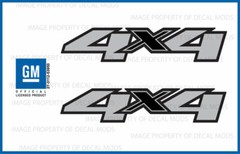 🔥 set of 2: 07 13 Chevy Silverado 4×4 decals – F – side 2500 GM HD stickers
