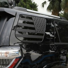 Rear Left&Right Window Sticker Decal Trim for 4Runner 2010-2020 USA Flag