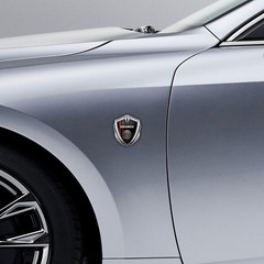 Brabus 3D metal shield emblem sticker car for fender hood