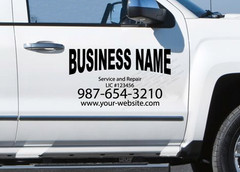 Custom Business Name Advertising sign Car Lettering Decal Truck vinyl trailer CS