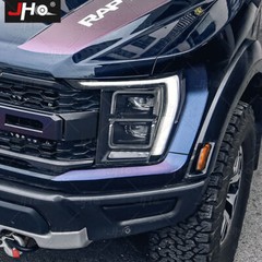 8PCS Purple Carbon Fiber Look Graphic Decals For 22-26 Ford F-150 Raptor Vinyl