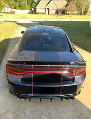 10″ 2 color Rally Racing Stripe Graphics Stripes Set FIT 2005 – 2023 Charger
