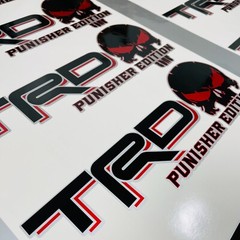 TRD Tacoma Skull Bedside Accessories Exterior Sports Punisher Edition Decals