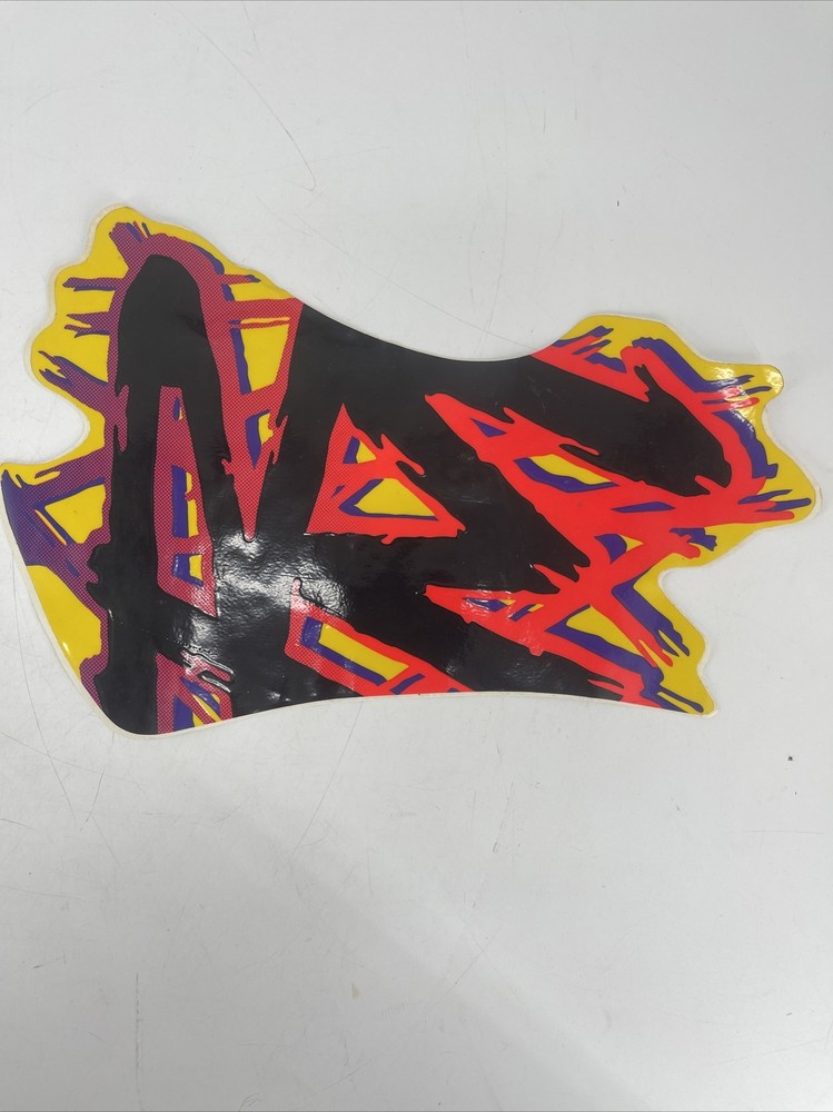 Black/Purple/Red/Yellow Motorcross Decal, Sticker NEW