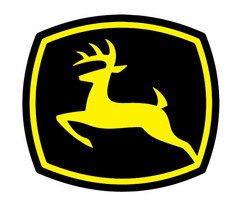 John Deere Decal Sticker Car Truck Black John Deere Farming Equipment Decal