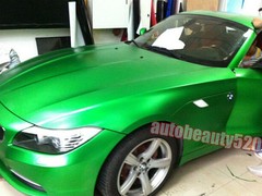 Entire Car Wrap Metallic Matte Chrome Green Satin Vinyl Sticker 50FT x 5FT ACAC