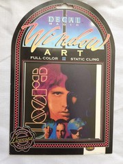 THE DOORS ROCK EXPRESS Decal Magic Removable Reusable Window Cling 1993 NEW
