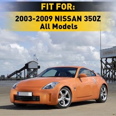 2/4x 2003-2009 Fits 350Z Headlight NISSAN Eyelids Cover Trim Eyebrow Carbon Fibe