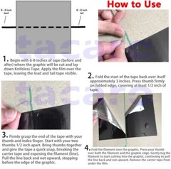 10-50M Knifeless Finish Line Tape Cutter Graphic Pro Vinyl Trim Cuting Wrap Tool