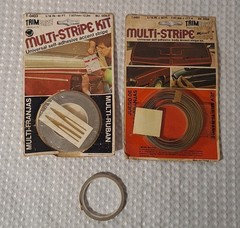 Vintage TrimBrite Multi-Stripe Pinstripe Kit Bu Gold Original Package Lot of 2