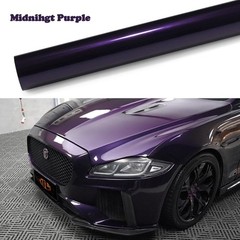 12″x60″ Ultra Gloss PET Metallic Midnight Purple Vinyl Wrap Air Release 1FTx 5FT