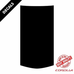 Toyota Corolla LE Pre-Cut Center Hood Stripes Decals Vinyl 2014 to 2017 |45