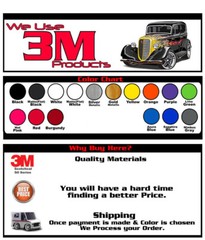Snake Hood Stripe Fits: 2015-17 Ford Mustang Racing Vinyl Graphic Decal X on 3M