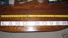 Land Rover 1 decal front bonnet dk char btr9897lav