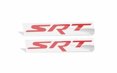 2018-2024 Durango SRT, SRT 392 Front and Rear SRT Emblem Overlay Decals