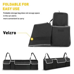 1/2Set Car Trunk Interior Oxford Organizer Headrest Back Storage Seat Bag 4Pocke