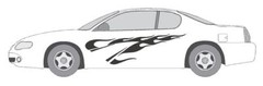 VINYL GRAPHIC #A1105 DECAL VEHICLE CAR TRUCK CROSS OVER SUV VAN SEMI MODERN AUTO