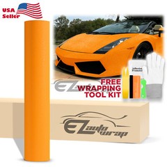 Matte Glitter Orange Frosted Sparkle Sticker Decal Sheet Car Vinyl Wrap Film