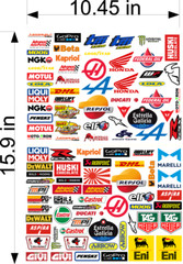 99 set4 Racing Decals Stickers Drag Race Nascar MotoGP High Quality Vinyl