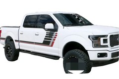 2 PCS Graphic Side Door Stripe Car Sticker For Ford F-150 5.7ft Bed Trunk Decal