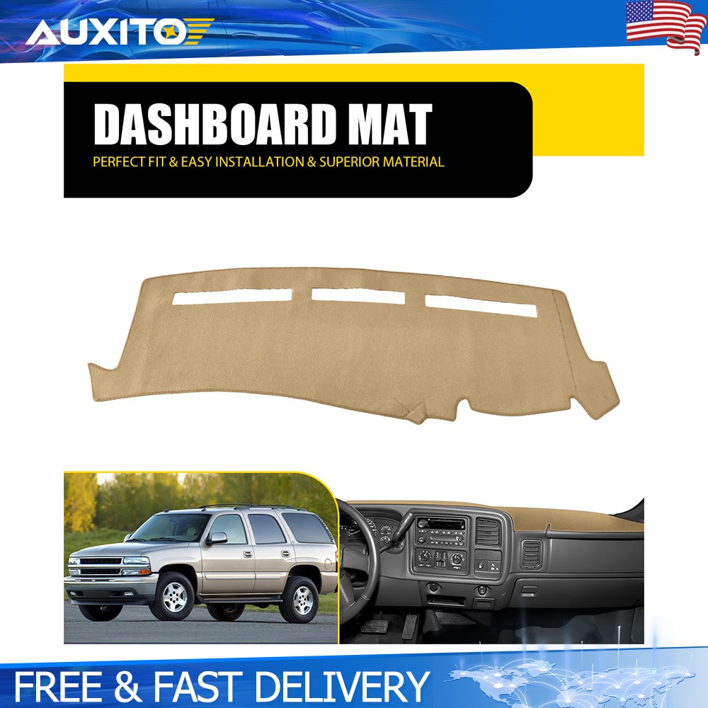 For GMC Sierra 2500 HD Chevy Silverado 3500 1999-2006 Dash Mat Black Gray Beige
