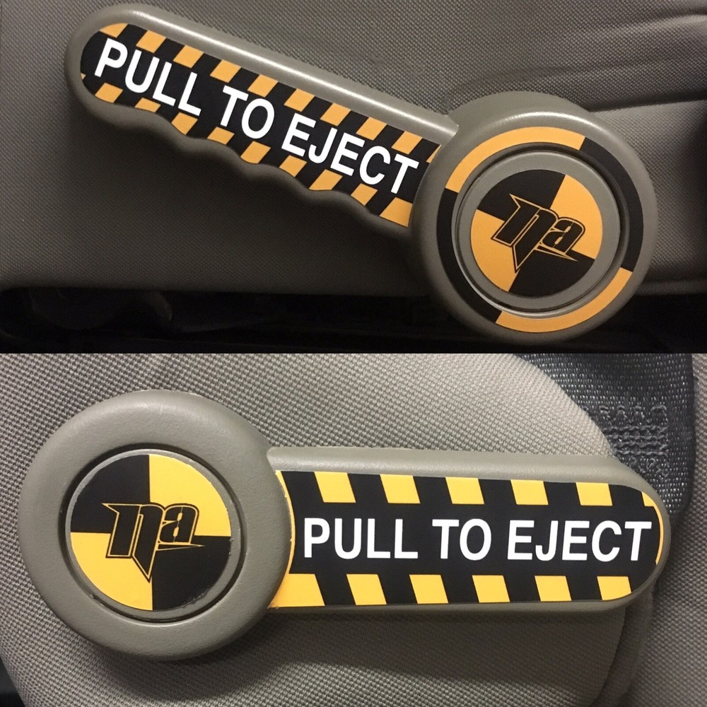 The Original Pull To Eject decal Kit for Wranglers