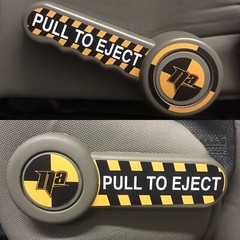 The Original Pull To Eject decal Kit for Wranglers
