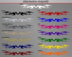 Design #159 TRIBAL THORNS Windshield Decal Window Sticker Vinyl Decoration Car