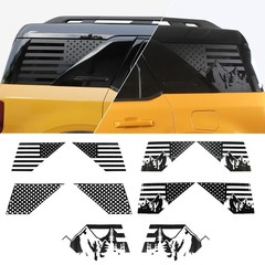 Rear Side Window Glass Tailgate Cover Decals Sticker For Ford Bronco Sport 2021+