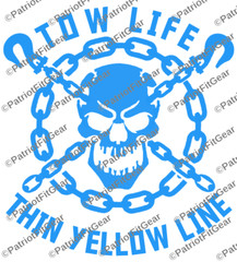 Tow Truck Driver,Thin Yellow Line,Wrecker,Tow Life,Semi Truck,Custom Vinyl Decal