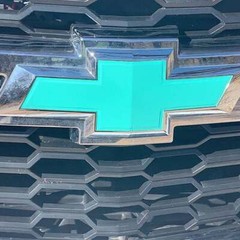 Precut Bowtie Overlay DECALS for Chevy Emblem Front & Rear Set