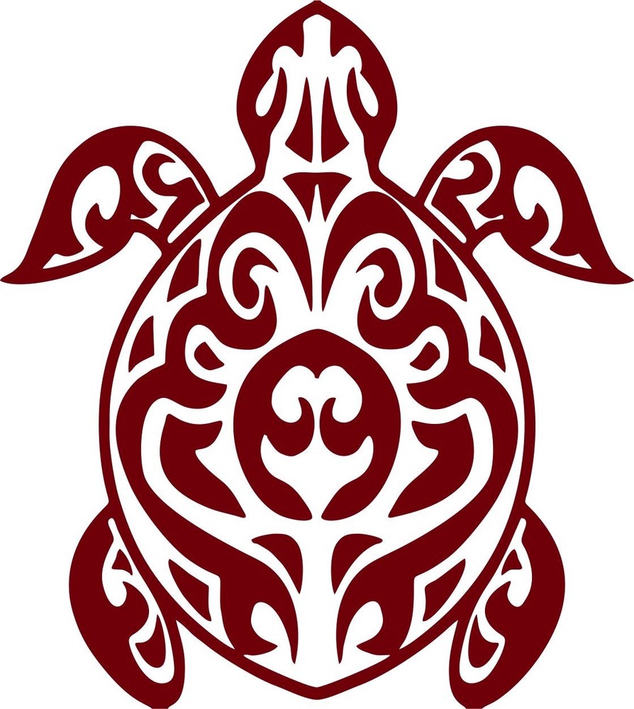 Tribal Turtle Ocean Sea Pet Car Truck Window Graphic Vinyl Decal Sticker