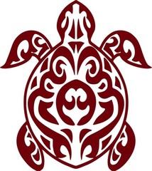 Tribal Turtle Ocean Sea Pet Car Truck Window Graphic Vinyl Decal Sticker