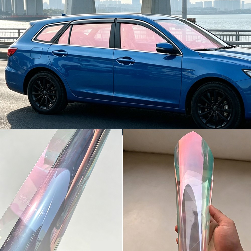 Chameleon Red Car Window Tint Film 75% VLT 99% UV Side Glass Sticker 20″×118″