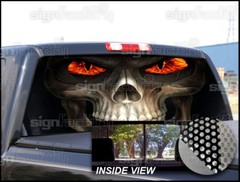 P192 Grim Reaper Rear Window Tint Graphic Decal Wrap Back Pickup Graphics
