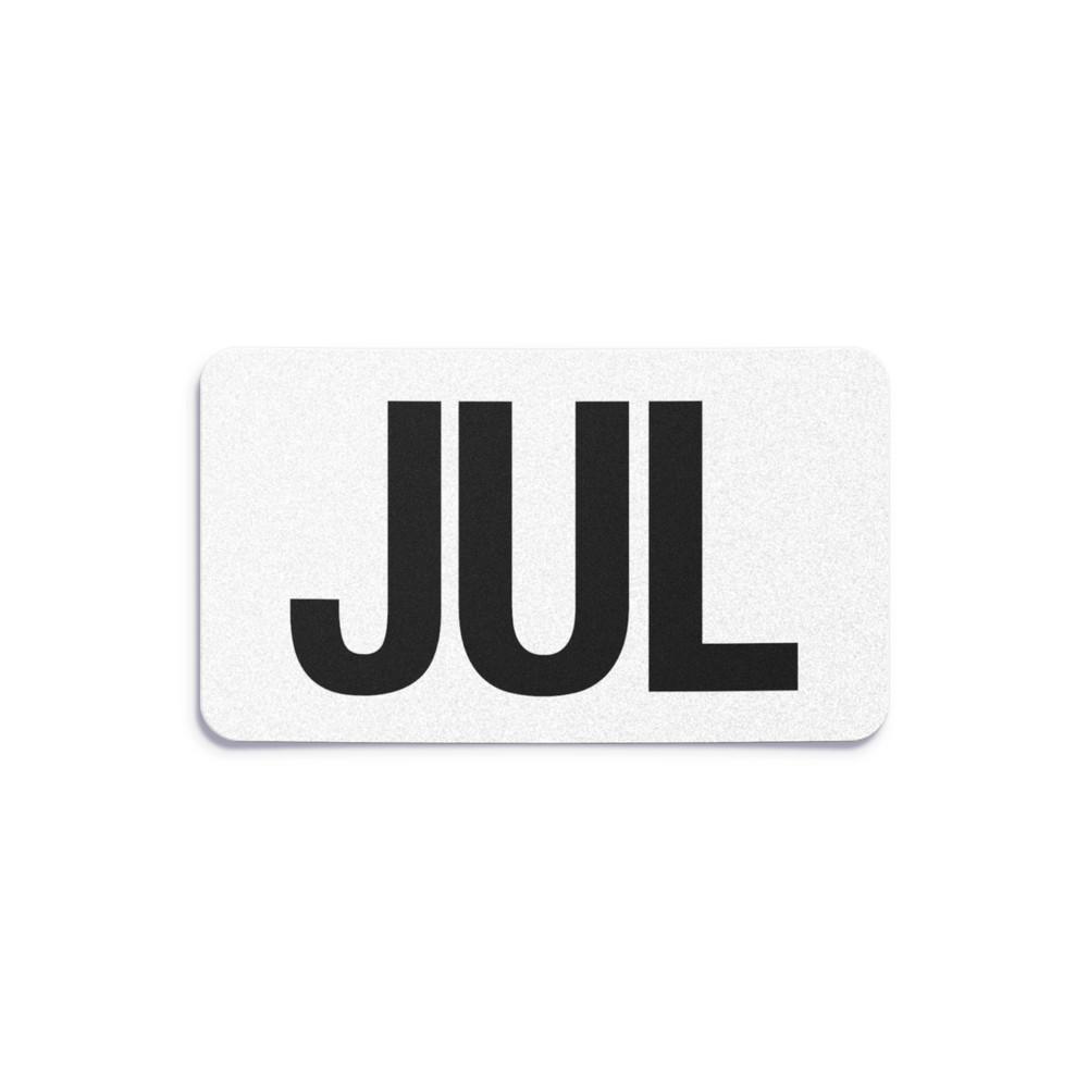 JULY California License Plate NEW 2025 Month Sticker – DMV Registration Tag