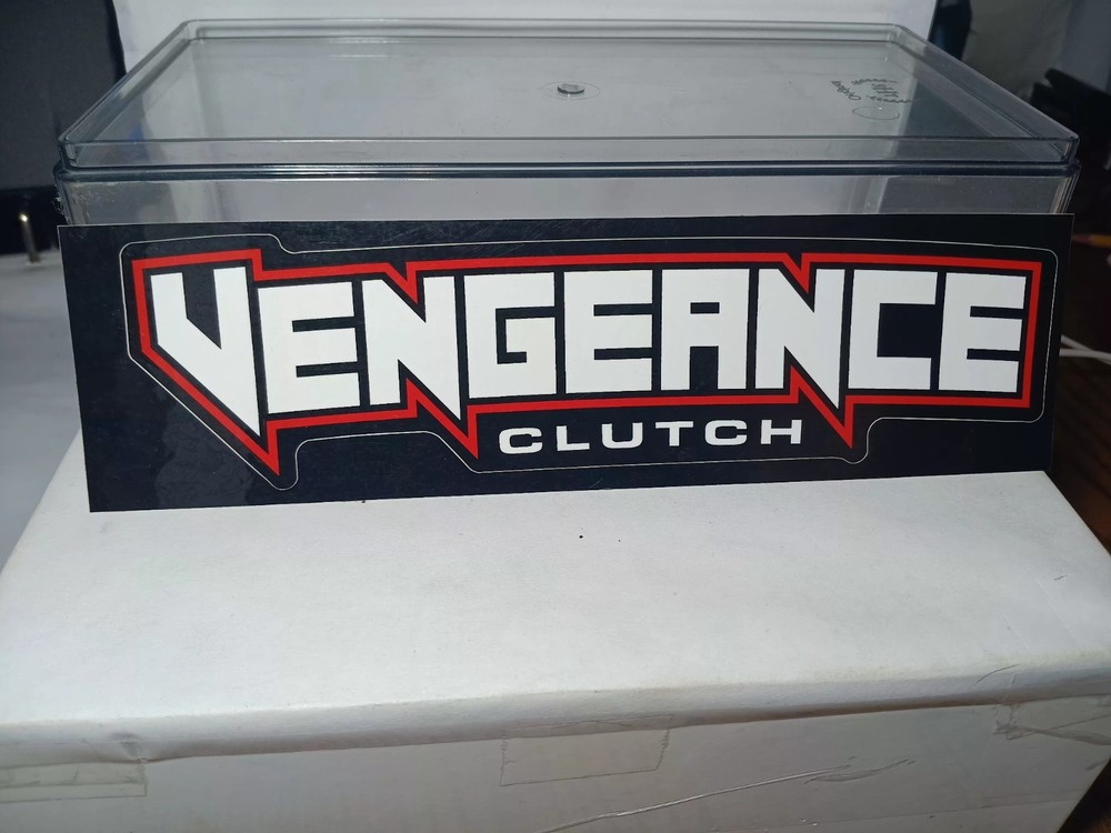 New Vengeance Clutch Sticker Decal 8.5″x2″ Ls Car Cars Racing NHRA