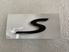 Porsche 997 Carrera Emblem ‘S’ Letter Trunk Rear Boot Decal Badge Sticker 9975