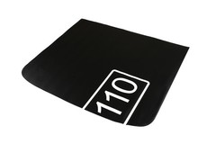 Black Front Engine Hood Sticker Decal Trim For Land Rover Defender 110 2020-2023
