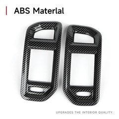 Carbon Fiber Air Vent Trim For Dodge Ram 1500 2500 3500 2019-2026