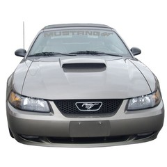 Graphic Express Windshield Banner ‘Mustang GT’ Silver 1994-2004
