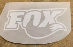Fox Shocks Motocross MX Bike Die Cut Vinyl Decal Racing