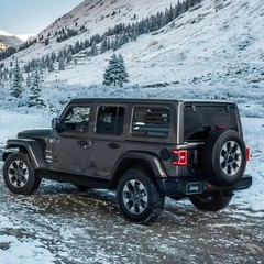 2Pcs Rear Side Window American Flag Decal For Jeep Wrangler JL JLU 2018+ 4-Door