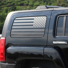 American USA Flag Decal Side Rear Window For Hummer H3 2006-2010 Vinyl Sticker